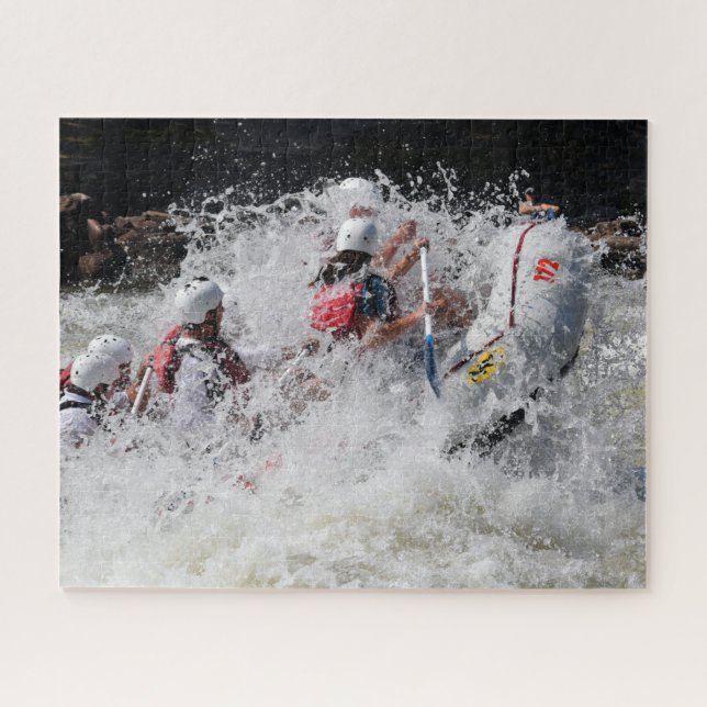 The Thrill of Whitewater Rafting 16 x 20 Jigsaw Puzzle (Horizontal)
