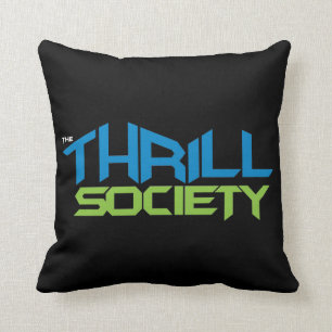 The Thrill Society Logo Throw Pillow