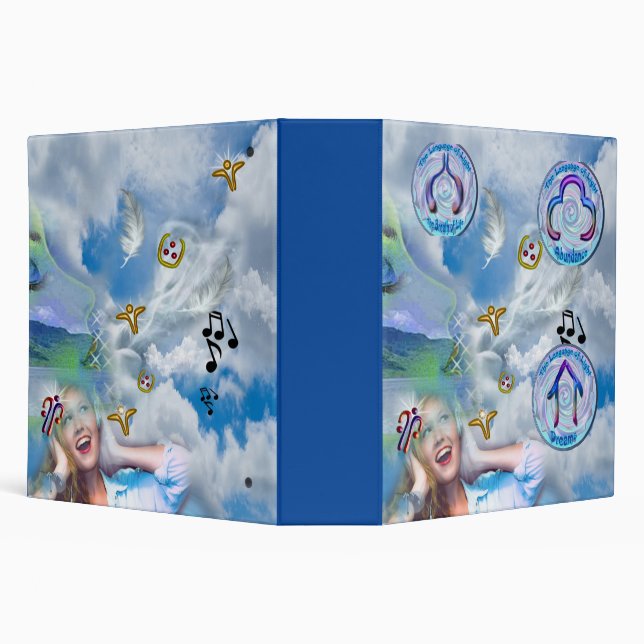 The Throat Chakra - Symbol Dreams Binder (Background)