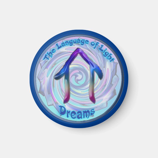 The Throat Chakra - Symbol Dreams Magnet (Front)