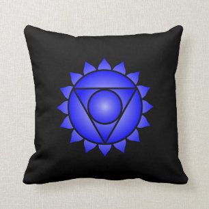 The Throat Chakra Throw Pillow