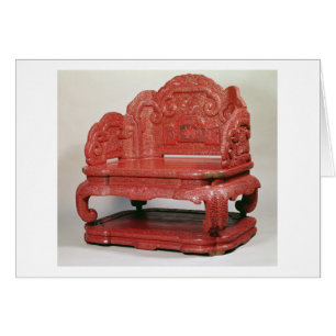The throne of Emperor Ch'ien Lung (1736-95)
