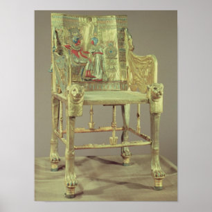 The throne of Tutankhamun New Kingdom Poster