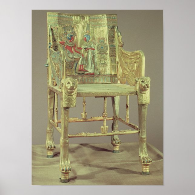 The throne of Tutankhamun  New Kingdom Poster (Front)