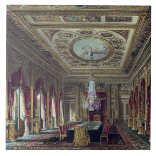 The Throne Room, Carlton House, from 'The History Tile
