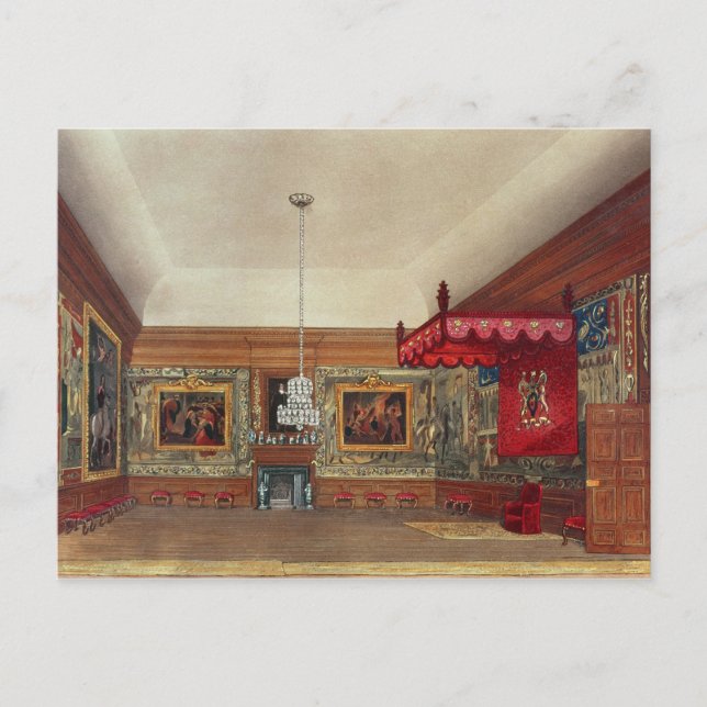 The Throne Room, Hampton Court Postcard (Front)