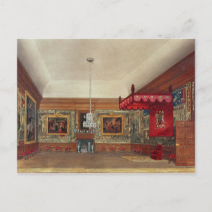 The Throne Room, Hampton Court Postcard