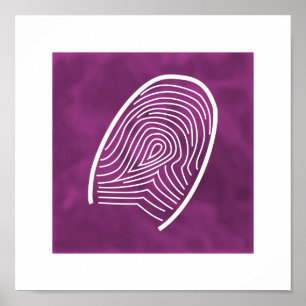 THE THUMBPRINT - poster/print Poster
