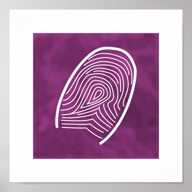 THE THUMBPRINT - poster/print Poster (Front)