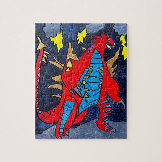 "The Thunder Monster" Puzzle (Vertical)