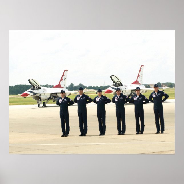 The "Thunderbirds". Poster (Front)