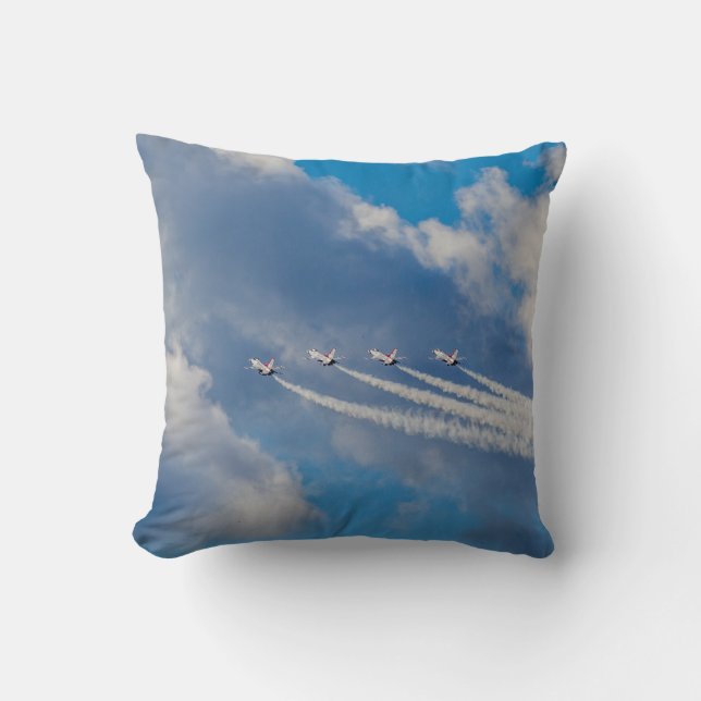 The Thunderbirds Throw Pillow (Front)