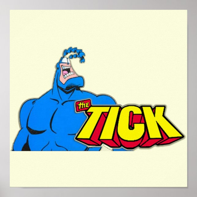 The Tick Man in Blue Suits Poster (Front)