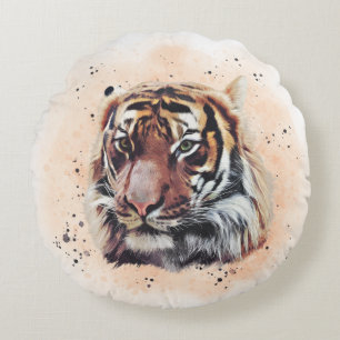 The Tiger Round Pillow