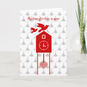 The time for love is now holiday card