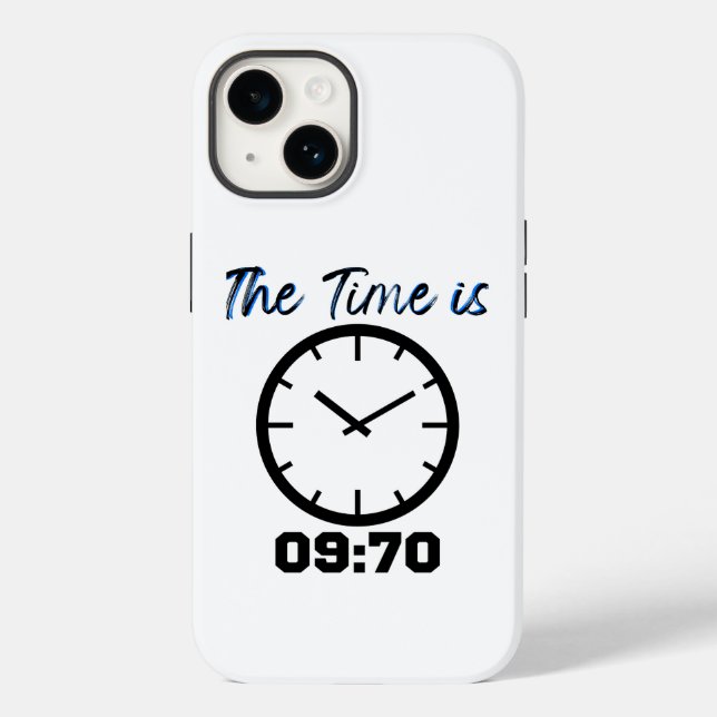 The time is 09_70.w Case-Mate iPhone case (Back)