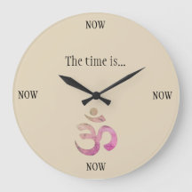 The Time is Now Clock