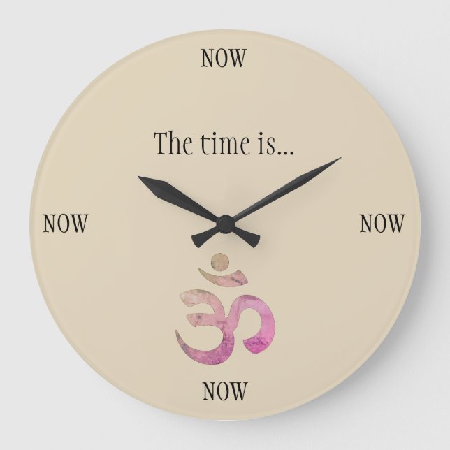 The Time is Now Clock (Front)