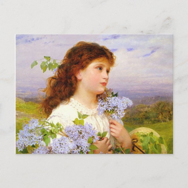 The Time of the Lilics Sophie Anderson PC Postcard (Front)