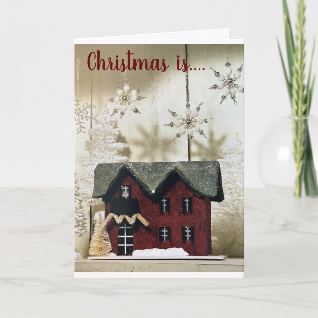 THE TIME OF YEAR TO REMEMBER **YOU** CHRISTMAS CARD (Front)