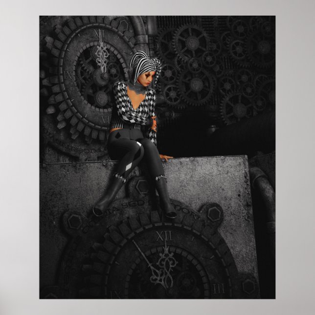 The Time Runs Off Poster (Front)