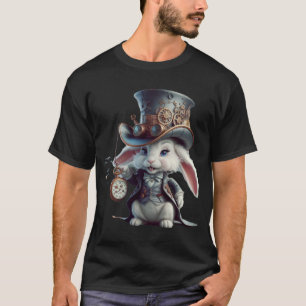 The Timekeeper’s Steampunk Bunny T-Shirt