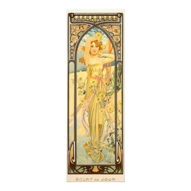 The Times of the Day, Brightness of Day by Mucha Photo Print (Front)