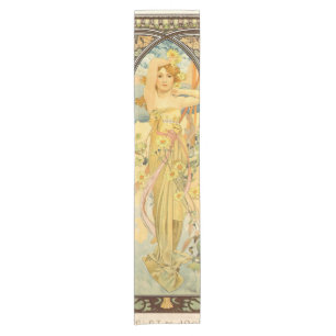 The Times of the Day, Brightness of Day by Mucha Short Table Runner