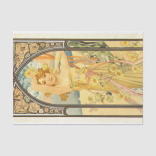 The Times of the Day, Brightness of Day by Mucha Tissue Paper