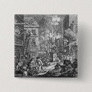 The Times, Plate I, 1762 2 Inch Square Button