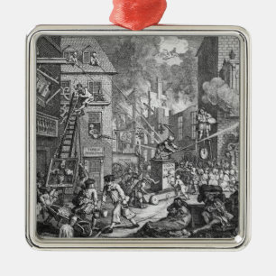 The Times, Plate I, 1762 Metal Ornament