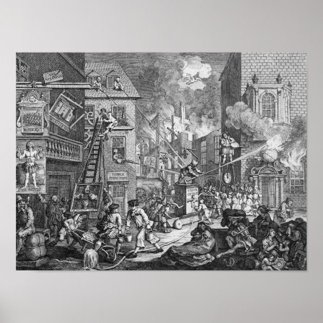 The Times, Plate I, 1762 Poster (Front)