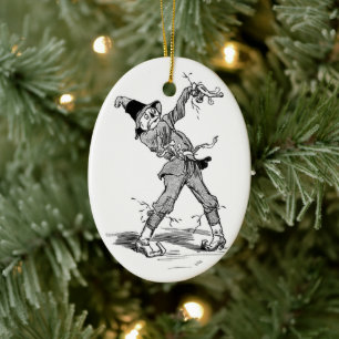 The Tin Man Alice in Wonderland Ceramic Ornament