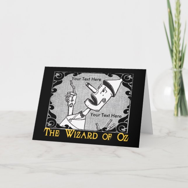The Tin Man Customize It! Card (Front)