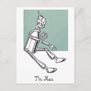 The Tin Man from  The Wonderful Wizard of Oz Book Postcard
