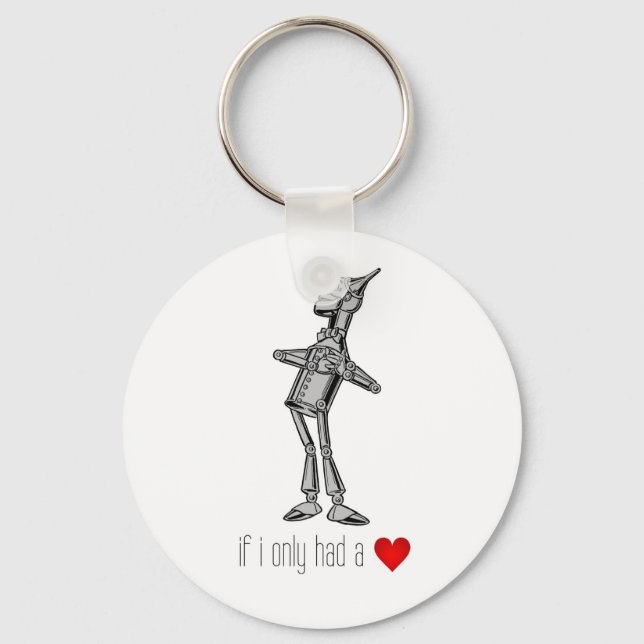 The Tin Woodsman "If I Only Had a Heart" Keychain (Front)