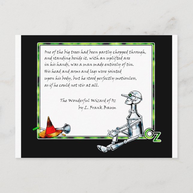 The Tinman Postcard (Front)
