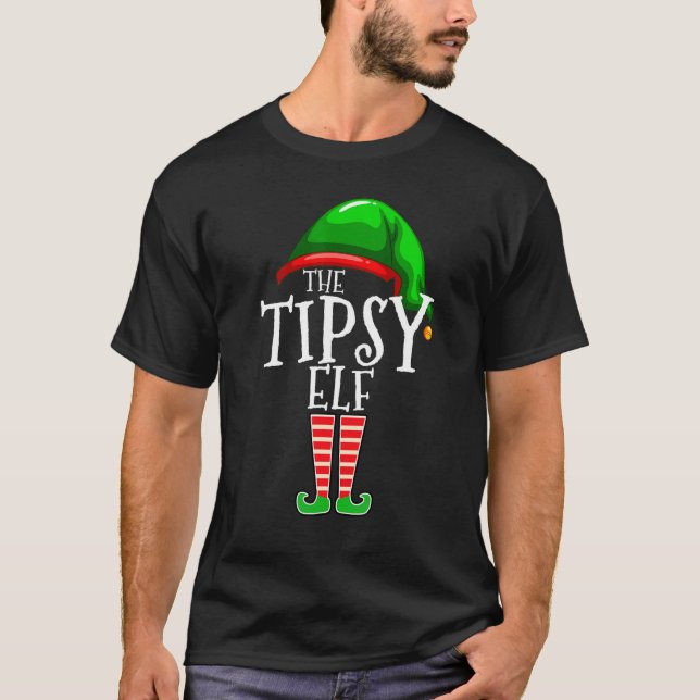 The Tipsy Elf Family Matching Group Christmas   Dr T-Shirt (Front)