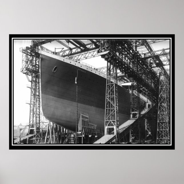 The Titanic series Poster Building of Titanic (Front)