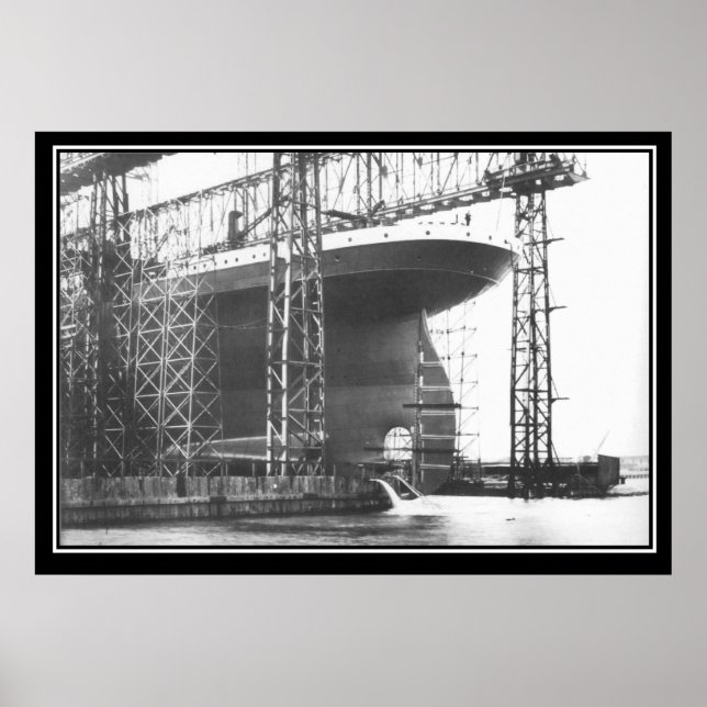 The Titanic series Poster Titanic Launch (Front)