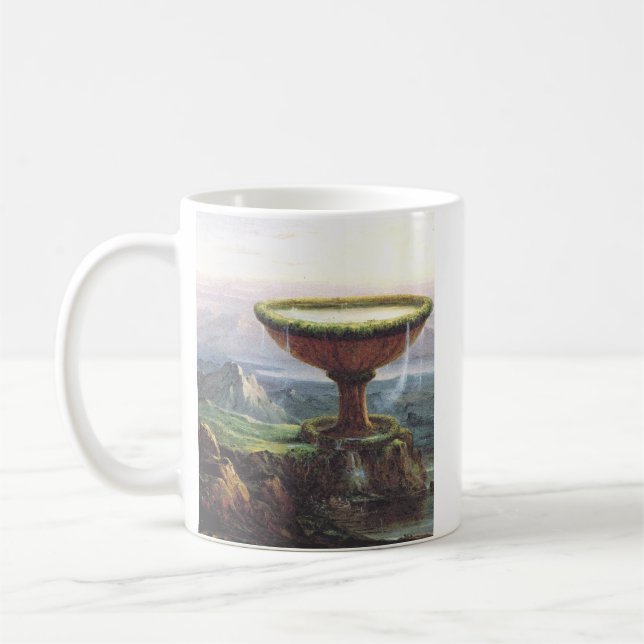 The Titan's Goblet by Thomas Cole Coffee Mug (Left)