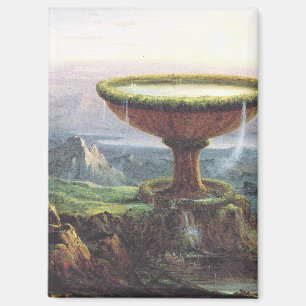 The Titan's Goblet by Thomas Cole Magnet