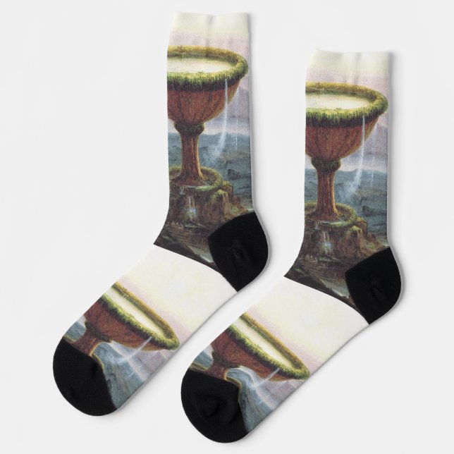 The Titan's Goblet by Thomas Cole Socks (Left)
