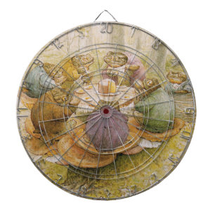 The Toads' Tea Party (by Beatrix Potter) Dartboard
