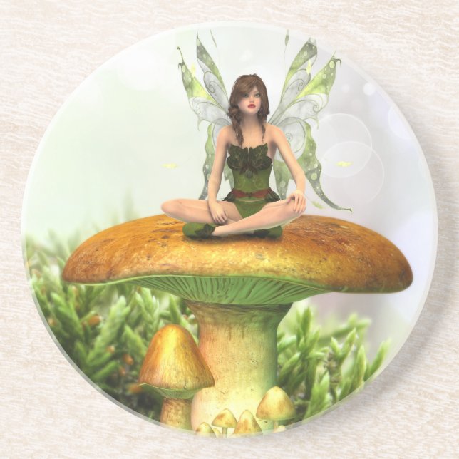 The Toadstool Fairy Coaster (Front)