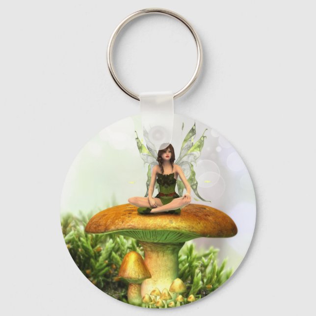 The Toadstool Fairy Keychain (Front)