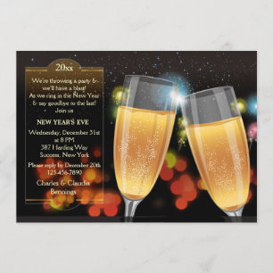 The Toast New Year's Eve Party Invitation