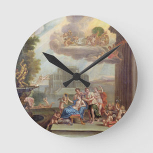The Toilet of Venus, 18th century Round Clock