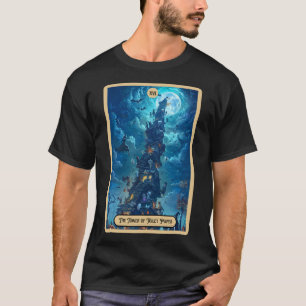 The Toilet Paper Tower (the Rower) Halloween Tarot T-Shirt
