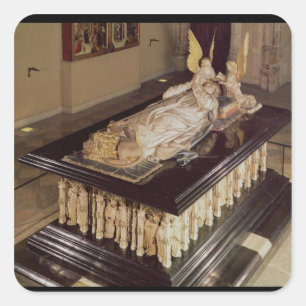 The tomb of Philip the Bold, Duke of Burgundy Square Sticker